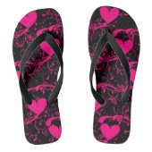 Valentijnsdag Pugs Teenslippers (Voetbed)