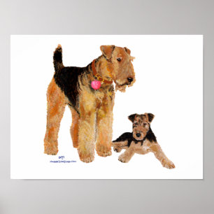 Valentijnsdag Puppy Liefde Poster