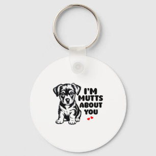 Valentijnsdag puppy liefde voor vriendin moppies v sleutelhanger