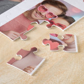 Valentijnsdag Puzzel | Aangepaste Collage Foto's (Zijkant)