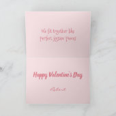 Valentijnsdag puzzel kaart (Binnen)