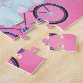 Valentijnsdag-puzzel met eigen kindernaam legpuzzel (Zijkant)