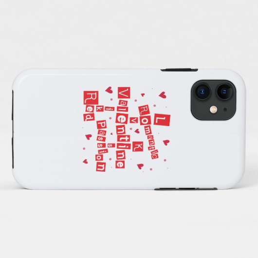 Valentijnsdag Puzzle Case-Mate iPhone Case (Achterkant (horizontaal))