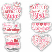 Valentijnsdag quotes sticker (Voorkant)