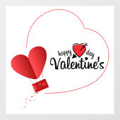 Valentijnsdag Raamsticker (Vel)