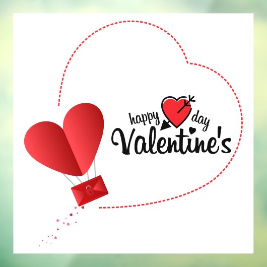 Valentijnsdag Raamsticker (Vel 3)