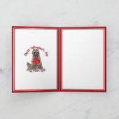 Valentijnsdag Raccoon Bandit Feestdagen Kaart (Binnen)