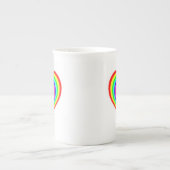 Valentijnsdag Rainbow Love Symbool-25543 Porselein Kop (Voorkant)