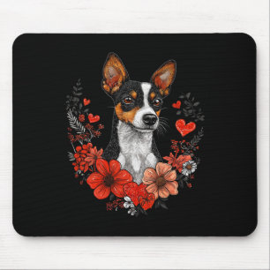Valentijnsdag Rat Terrier hond Muismat