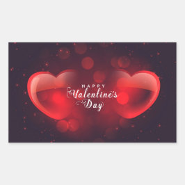 Valentijnsdag Rechthoekige Sticker