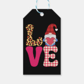 Valentijnsdag Red Buffalo Plays Leopar Cadeaulabel (Achterkant)