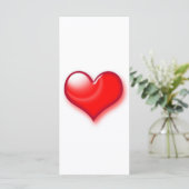 Valentijnsdag Red Heart (Staand voorkant)