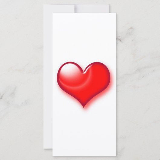 Valentijnsdag Red Heart (Voorkant)