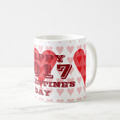 Valentijnsdag Red Heart Coffee Mok 2017 van Janz (Voorkant rechts)