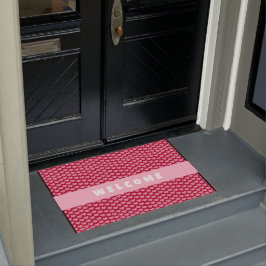 Valentijnsdag Red Heart Patroon op maat Deurmat