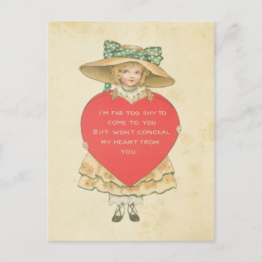  Valentijnsdag Red Heart Secret Admirer Feestdagenkaart (Voorkant)