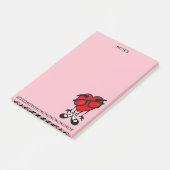 Valentijnsdag RED HEART XOXO POST-IT NOTEPAD Post-it® Notes (Schuin)
