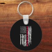 Valentijnsdag Red Hearts Amerikaans Sleutelhanger (Voorkant)