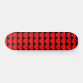 VALENTIJNSDAG RED HEARTS SKATEBOARD DECK (Horizontaal)