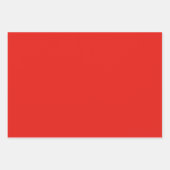 Valentijnsdag - Red Open Hearts Random Pattern Inpakpapier Vel (Voorkant 3)