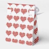 Valentijnsdag Red Pset Hearts Bedankdoosjes (Achterkant)