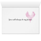 Valentijnsdag Red Yarn Heart (Binenzijde Horizontaal (Onderkant))