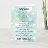 Valentijnsdag Relatie over lange afstand Kaart (Voorkant)