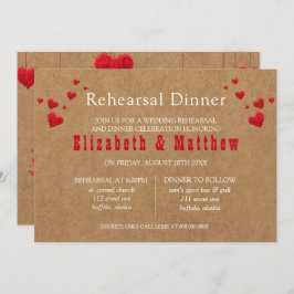 Valentijnsdag repetitie kaart