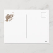 Valentijnsdag Retro Beer Kinder Rode Hart Pun Meis Feestdagenkaart (Achterkant)