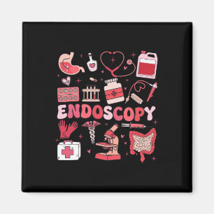 Valentijnsdag Retro Endo Crew Verpleegster Endosco Magneet