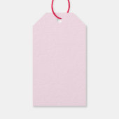  Valentijnsdag Retro Hearts Custom Cadeaulabel (Achterkant)