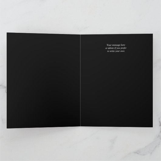 VALENTIJNsdag Retro jaren 50 bewerkbare vouwkaart Kaart (Binnen)