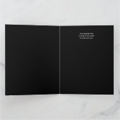 VALENTIJNsdag Retro jaren 50 man bewerkbare vouw  Kaart (Binnen)