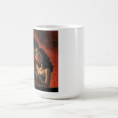 Valentijnsdag retro koppel comic koffiemok (Center)