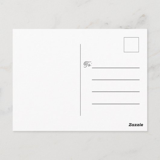 Valentijnsdag Retro Love Vibe Only Briefkaart (Achterkant)