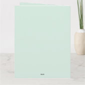 Valentijnsdag Retro Mid Century Cat Kaart (Achterkant)