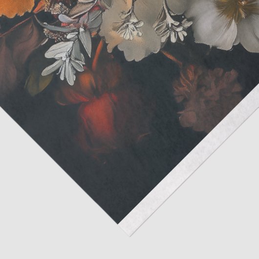 Valentijnsdag Rode Bloempoedel Tissuepapier (Detail)