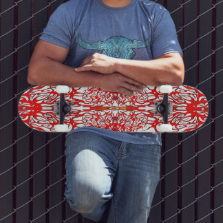 Valentijnsdag Rode Hart Tribal Tattoo Persoonlijk Skateboard