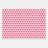 Valentijnsdag Rode Liefde en Harten Stijlvol Inpakpapier Vel (Voorkant 3)