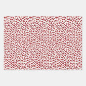 Valentijnsdag Rode Liefde en Harten Stijlvol Inpakpapier Vel (Voorkant 2)