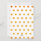 Valentijnsdag Rode Liefdeshart Vet Feestdagenkaart (Achterkant)