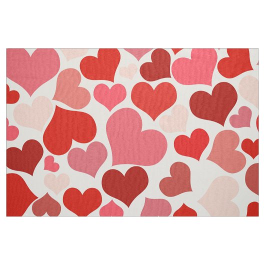 Valentijnsdag rode roze harten stof (Fat Quarter)