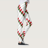 Valentijnsdag rode roze Rozen Bloem Leggings (Rechts)