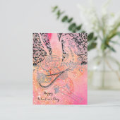 VALENTIJNSDAG ROMANCE, ROMANTISCHE VERLIEZEN IN PI FEESTDAGENKAART (Staand voorkant)