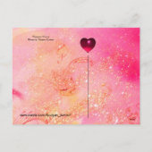 VALENTIJNSDAG ROMANCE, ROMANTISCHE VERLIEZEN IN PI FEESTDAGENKAART (Achterkant)