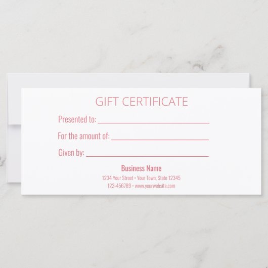 Valentijnsdag Romantic Glass Heart Gift Kaart (Achterkant)