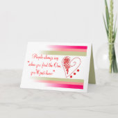 Valentijnsdag Romantic Greeting Feestdagen Kaart (Voorkant)