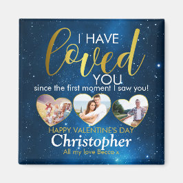 Valentijnsdag Romantic Loved Heart Photo Collage Magneet