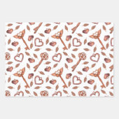 Valentijnsdag Romantic — Papieren pakbladen Inpakpapier Vel (Voorkant 2)