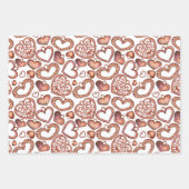 Valentijnsdag Romantic — Papieren pakbladen Inpakpapier Vel (Voorkant)